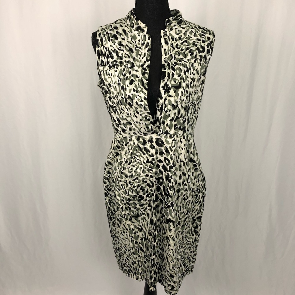CALVIN KLEIN cheetah print dress